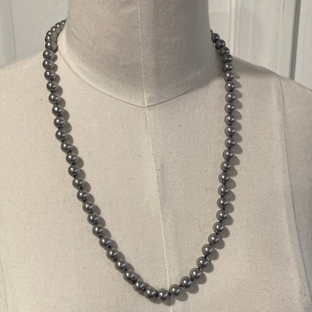 Danecraft Fuji seas faux pearl sterling necklace